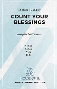 Count Your Blessings String Quartet P.O.D. cover Thumbnail